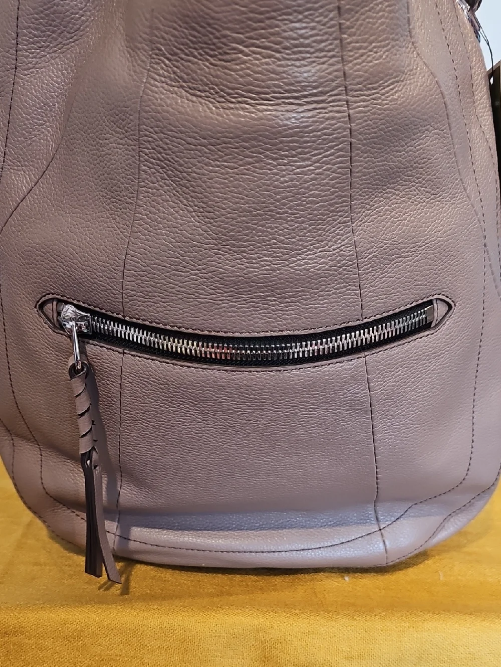 orYANY Large Chelsea‎ Leather Hobo Bag - Mocha NWT MSRP $278